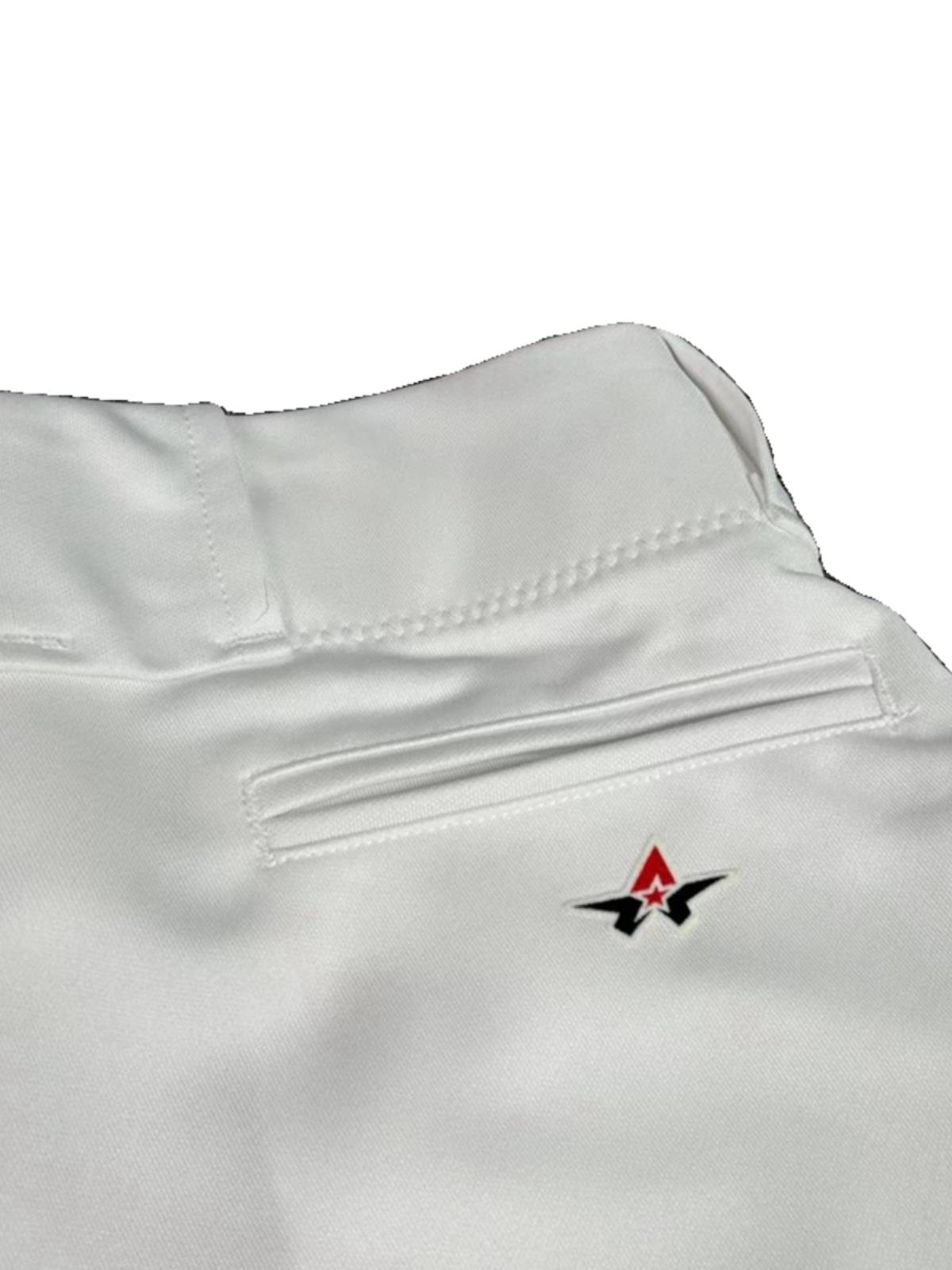 American professional baseball pants straight non -slip and strong supplement motion, very pants white gray black striped adult children