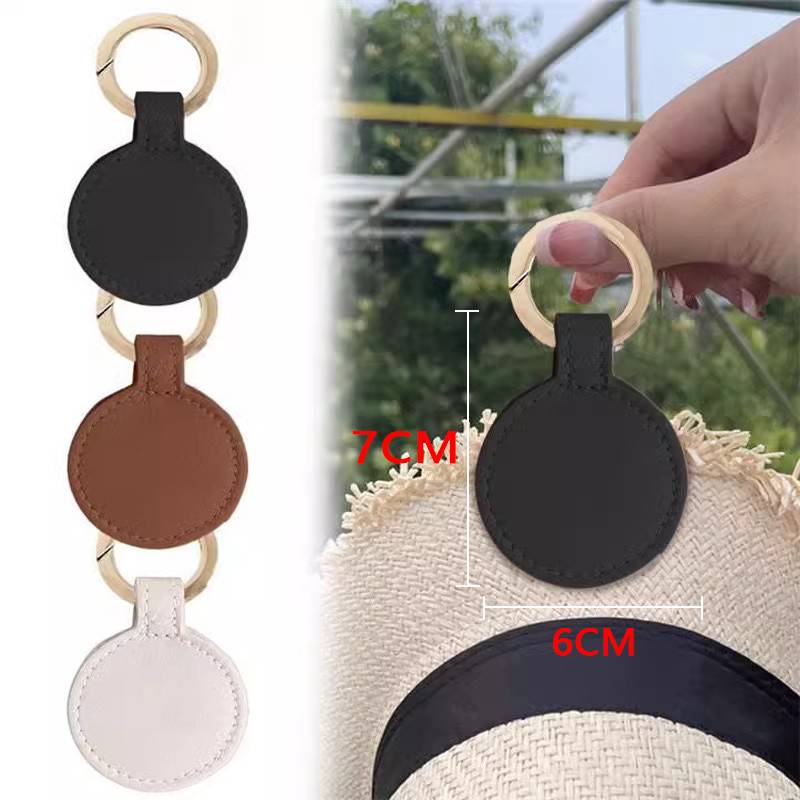 Round hat clip (black 1) strong magnetic suction
