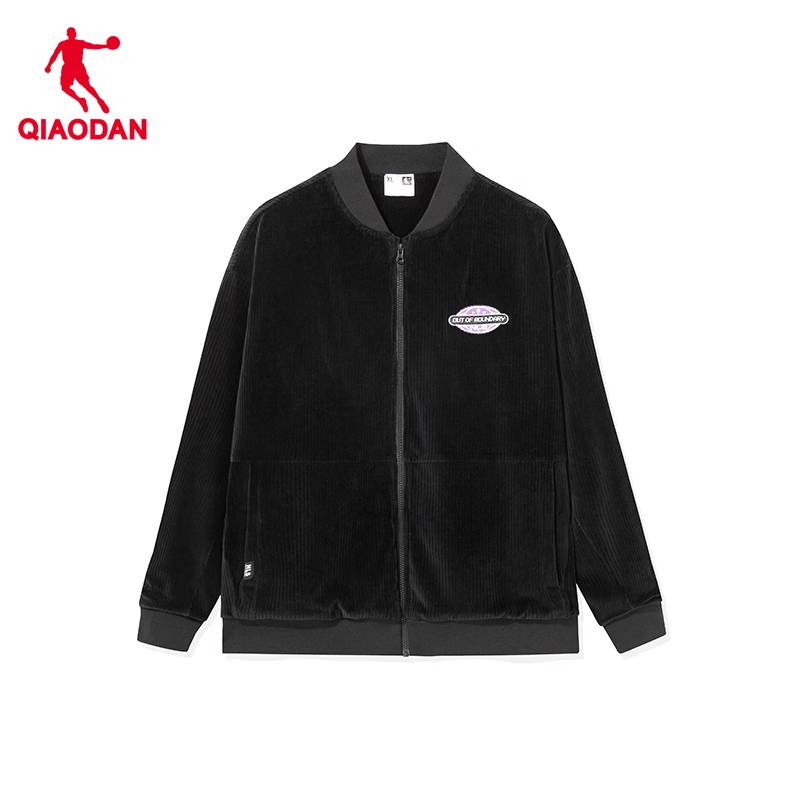 China Jordan Wai Set Men 2024 Spring New Velvet Baseball Shirt Loose Leisure Men's top jacket