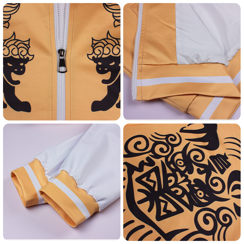 windbell cos with a lion head and a cosplay costume