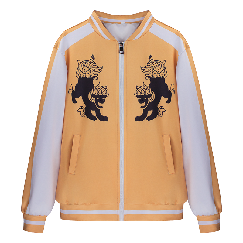 windbell cos with a lion head and a cosplay costume