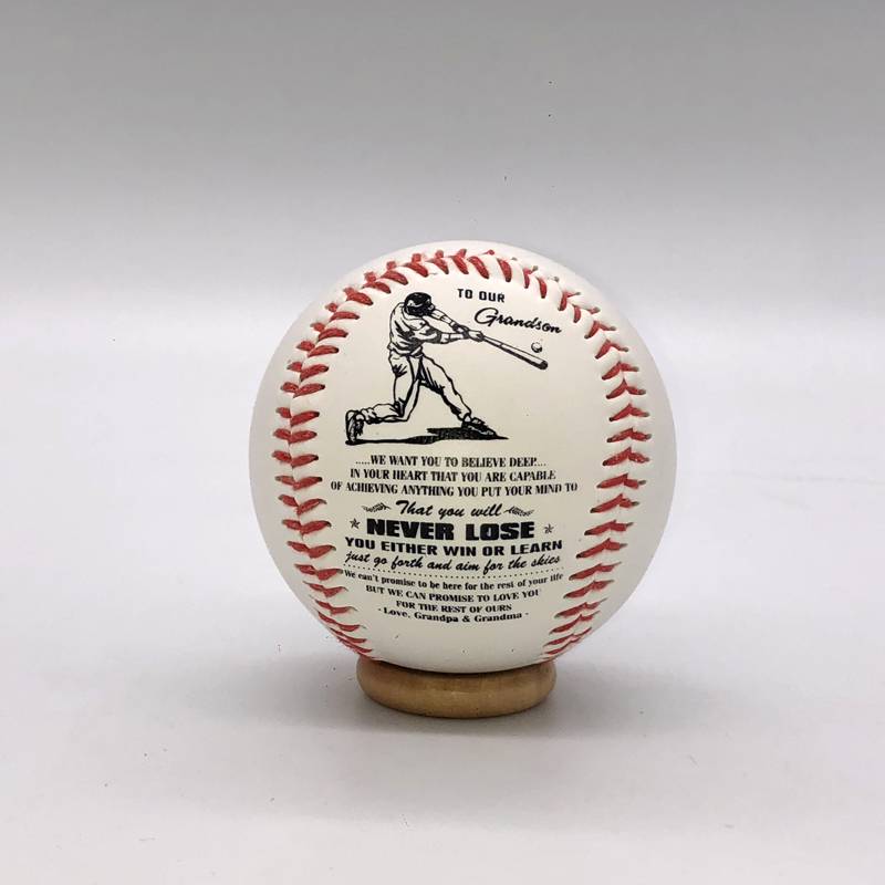 Baseball Book Style Style Farball Displaying the Line Bar Bar Base Motor Table Mini Desktop Decoration Display Ball Too
