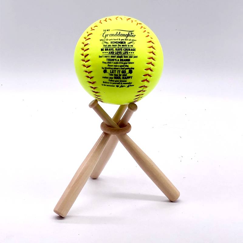 Triangular rame+softball Three word