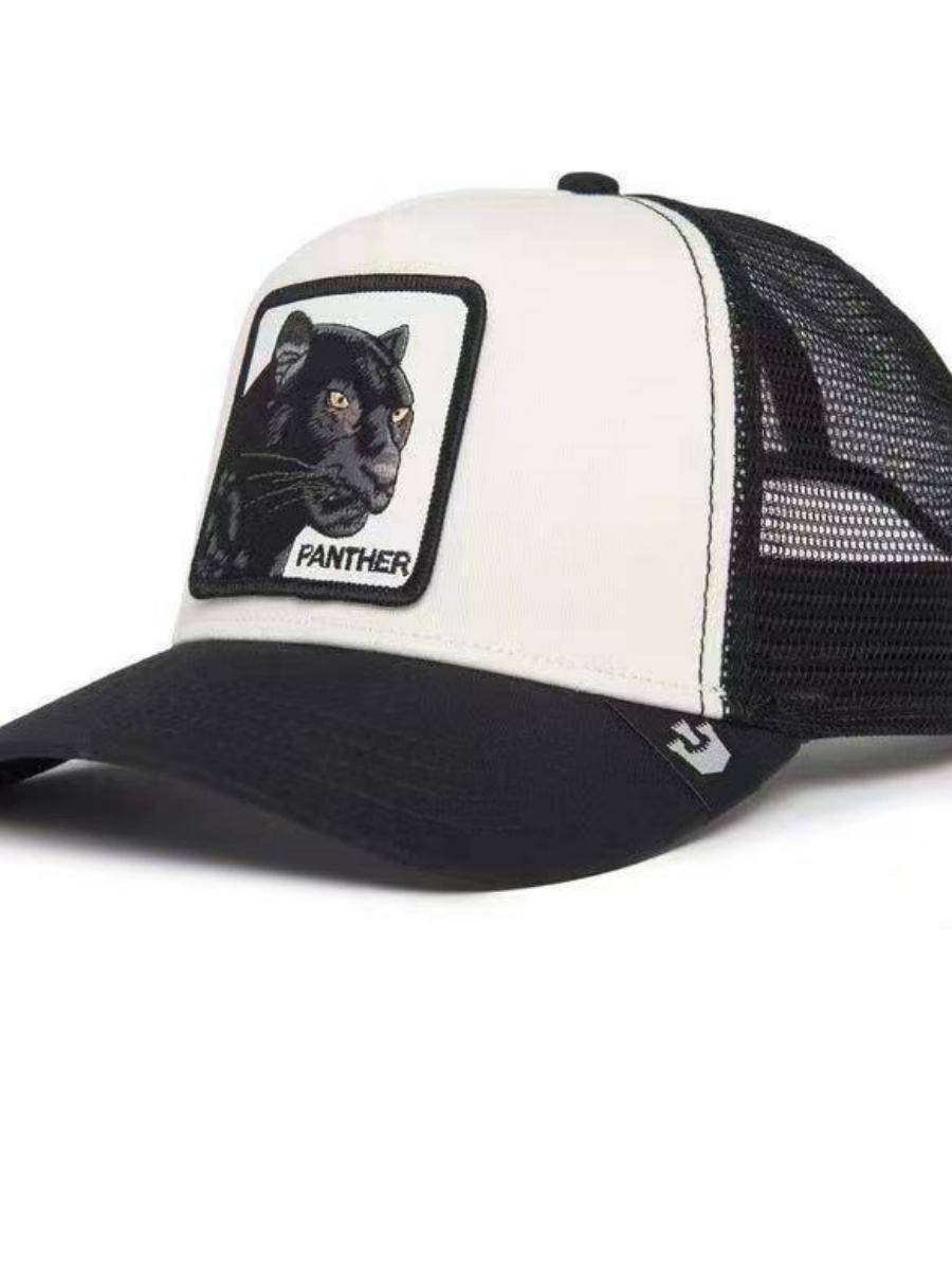 New hot -selling spot animal -shaped embroidered baseball cap Fashionable personality hip -hop peaked hat shading cross -border explosion