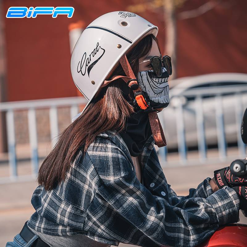 Baseball cap helmet 3C certification retro Hay electric motorcycle riding half helmet men's personality summer session helmet