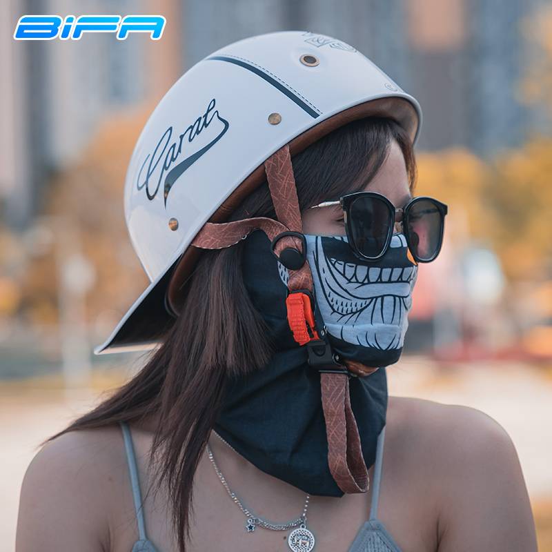Baseball cap helmet 3C certification retro Hay electric motorcycle riding half helmet men's personality summer session helmet