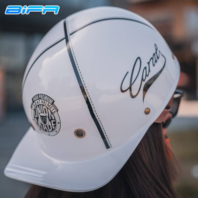 Baseball cap helmet 3C certification retro Hay electric motorcycle riding half helmet men's personality summer session helmet