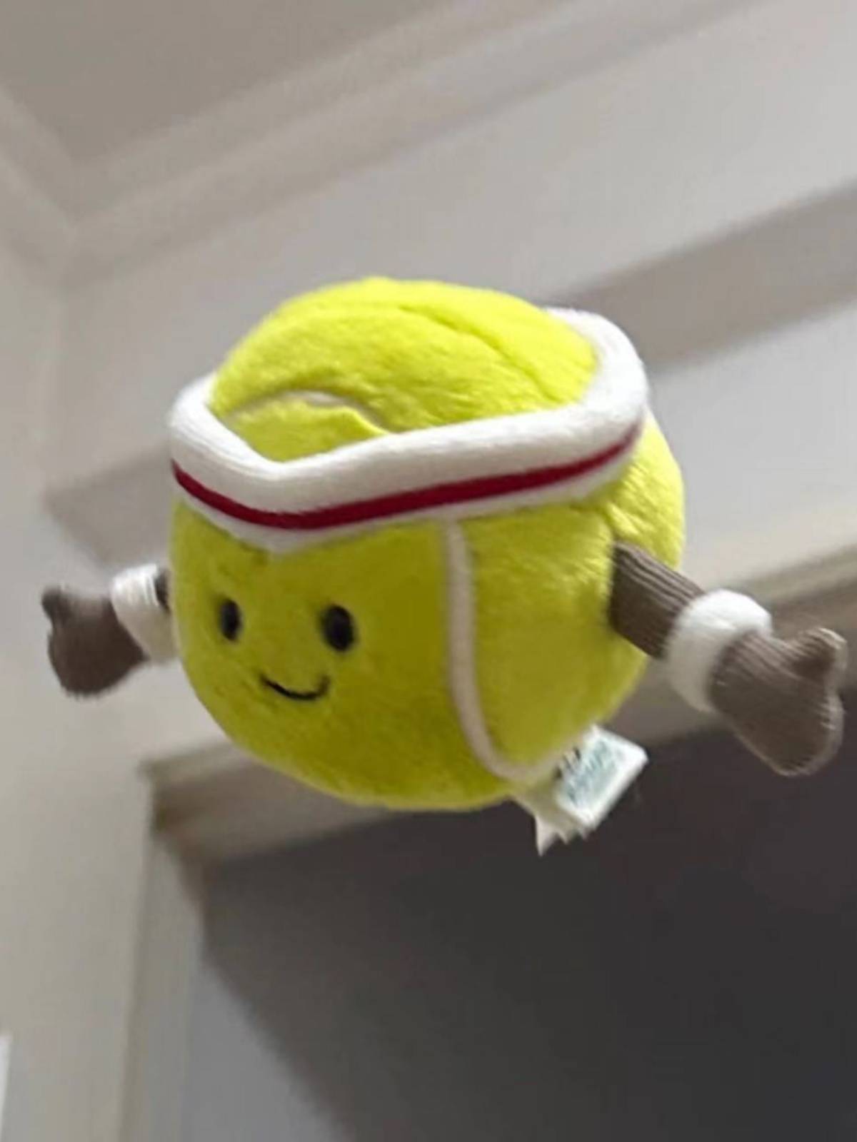 British jellycat fun sports tennis table tennis racket badminton racket cute plush toy doll men and women