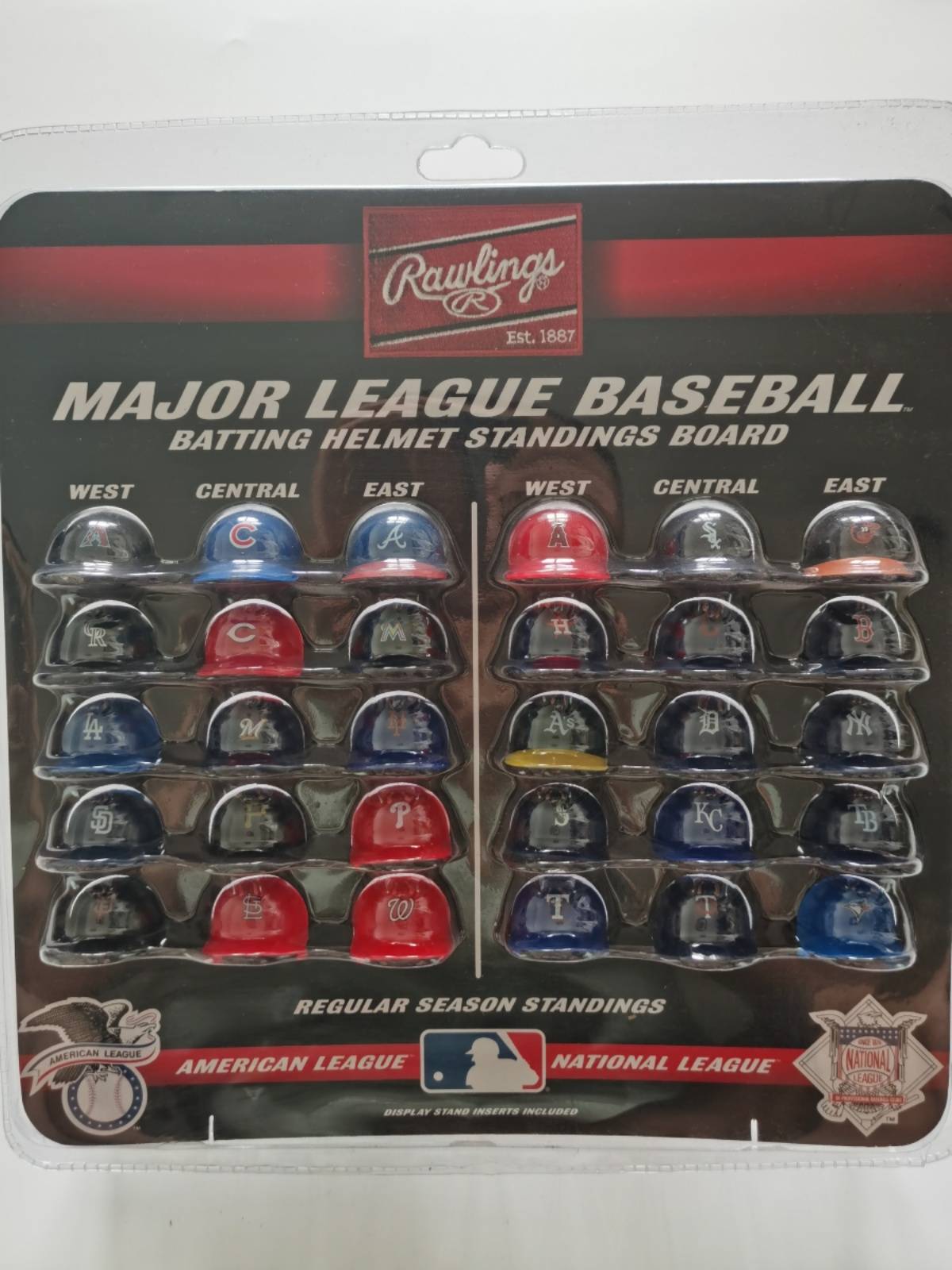 US -job Baseball Big League Baseball Motor helmet set contains 30 team helmets souvenirs rawlings original