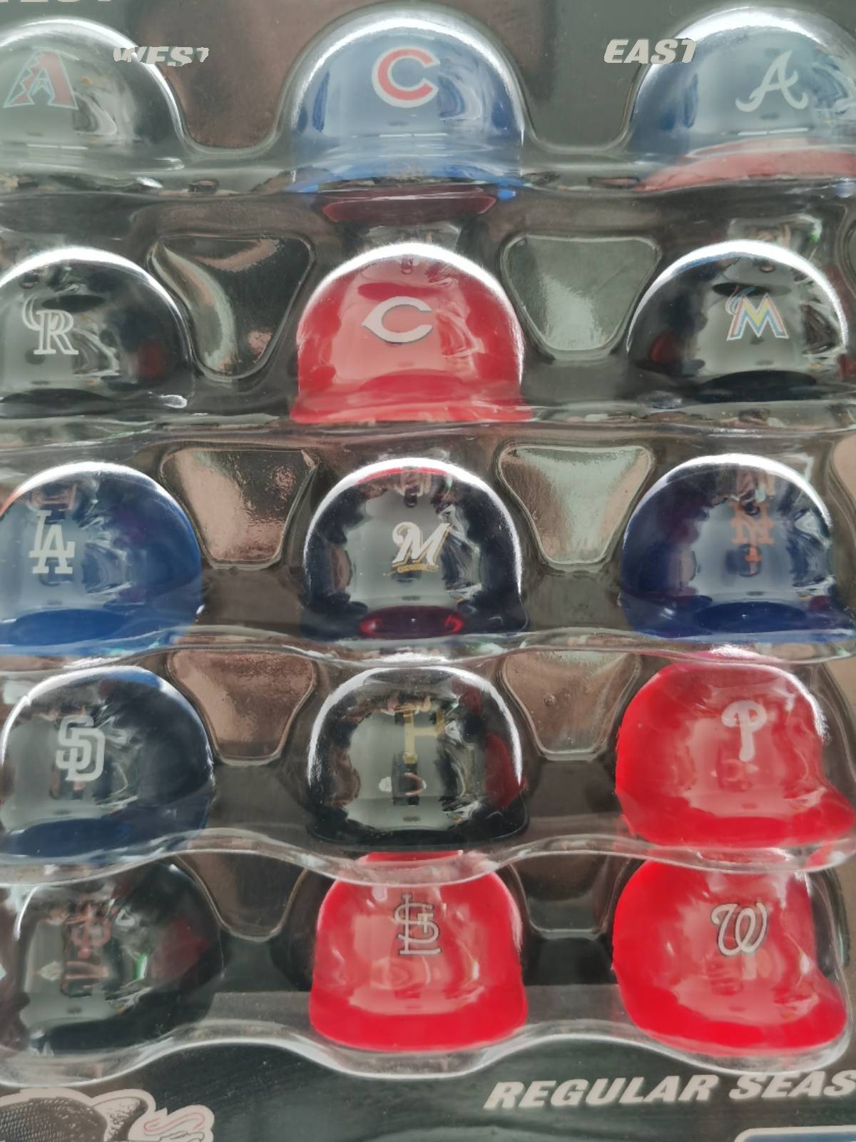 US -job Baseball Big League Baseball Motor helmet set contains 30 team helmets souvenirs rawlings original