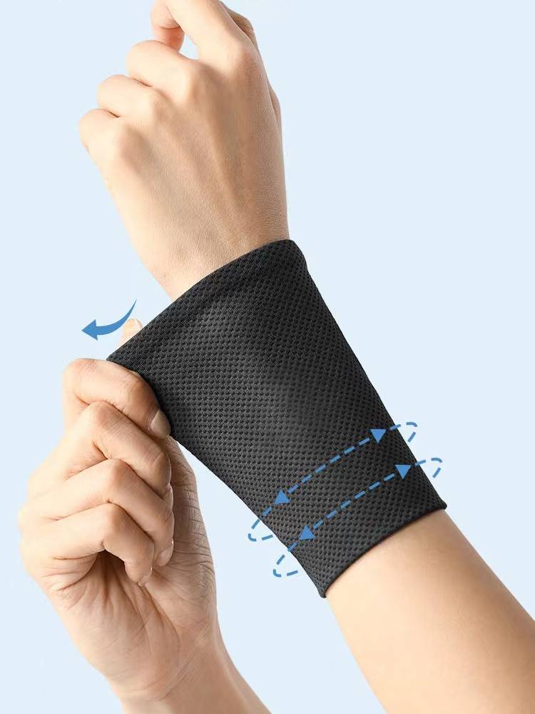 Bingshi cold sensation, wrist, men and women running wristband ice, bleeding and breathable summer sports, fitness, fast dry, sweat, sweat, and towels