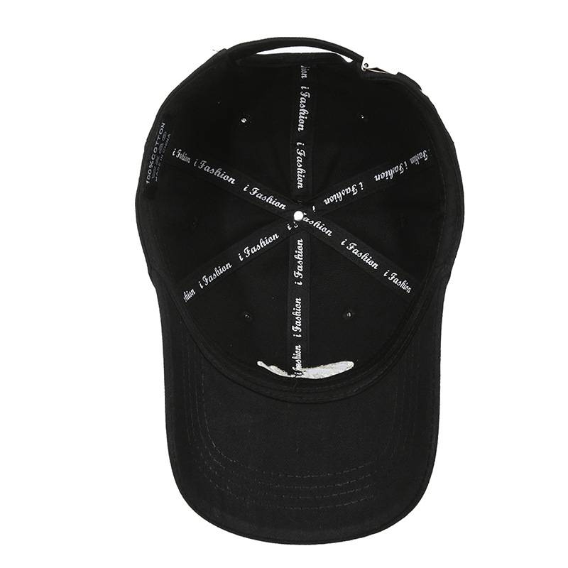 Big head enclosure baseball hat female spring and autumn Korean version of the Korean version deepen the peaked cap Men's fashion face face, the little couple sun hat