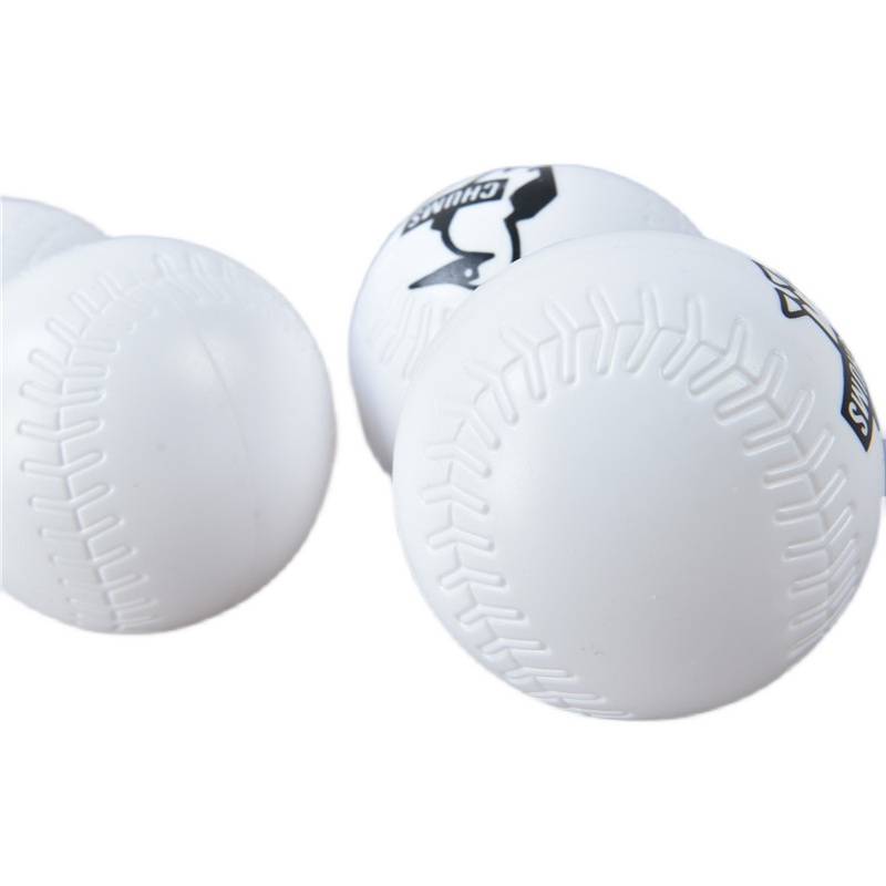 Children's baseball toys 3.28L74026 outdoor indoor sports props hollow plastic game small white ball