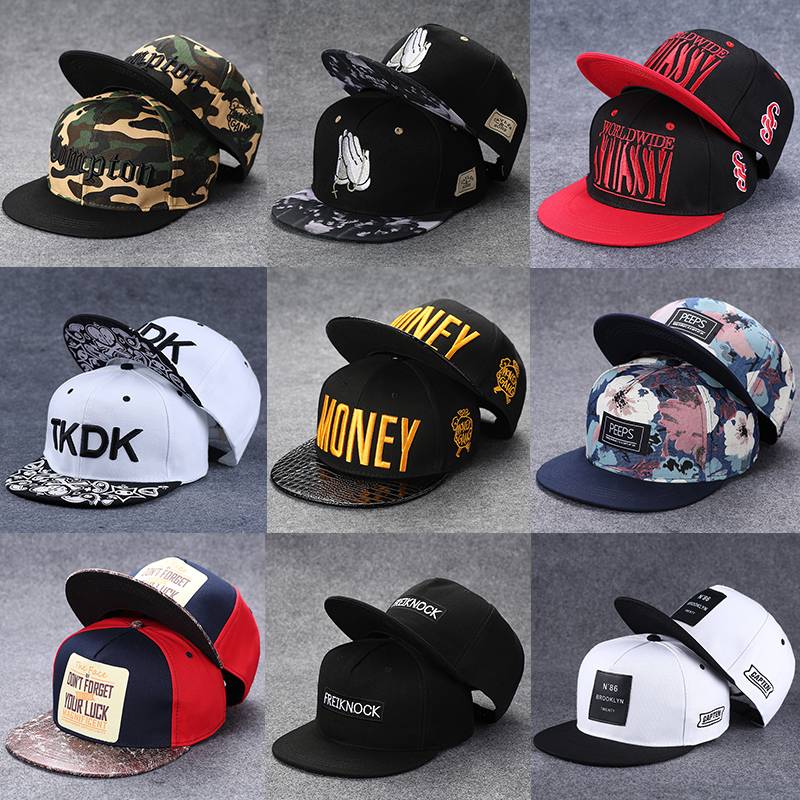 Hat Men's Tide Summer Hip Hop Hat Full -match Follow Personalized Korean Tide Street Summer INS baseball hat shading hat