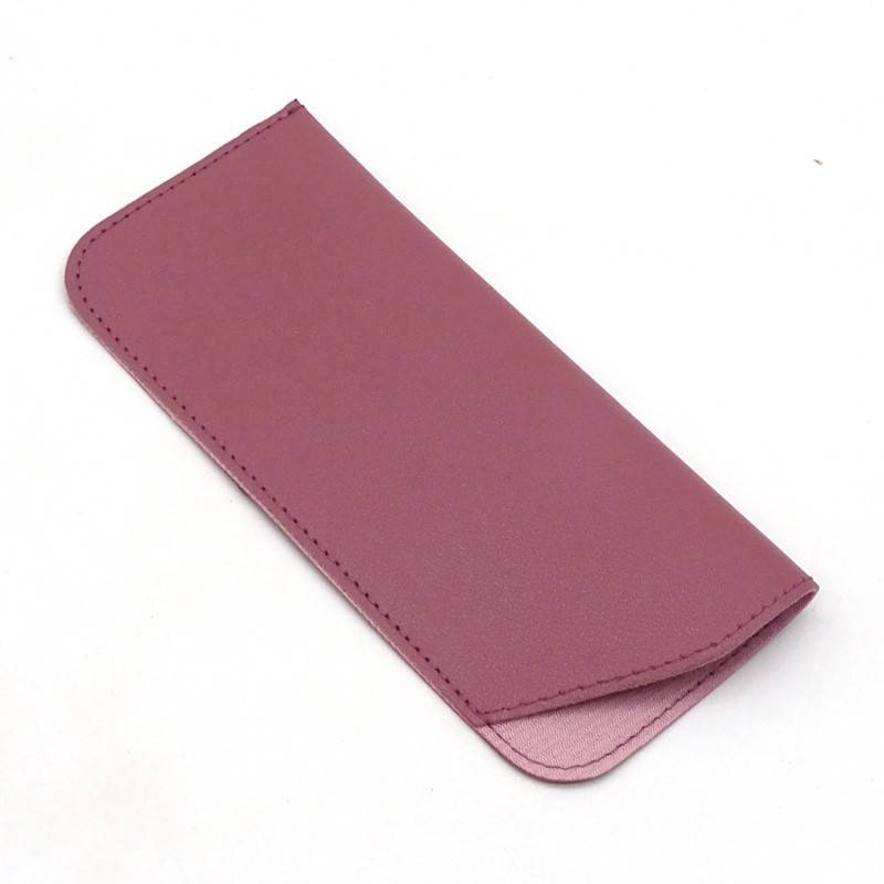 CLOSE-LOOKING PU GLASSES BOX, LEATHER KNIFE POCKET SLANT SUNGLASSES BAG OPEN AND CUSTOMIZE