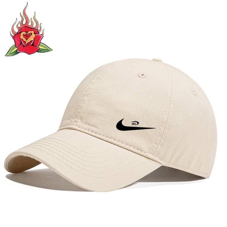 Summer Nike Hat Men and Women's Men and Women's Men and Women's Motor Permanent Tennis Baseball Hat Outdoor Casual Small Dry Duck Tongue Hat