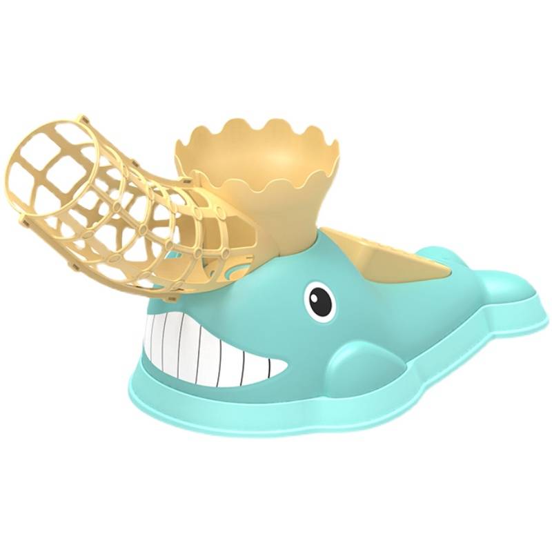 Children's cartoon whale baseball toys single sports ejection set indoor and outdoor foot stepping launcher boys