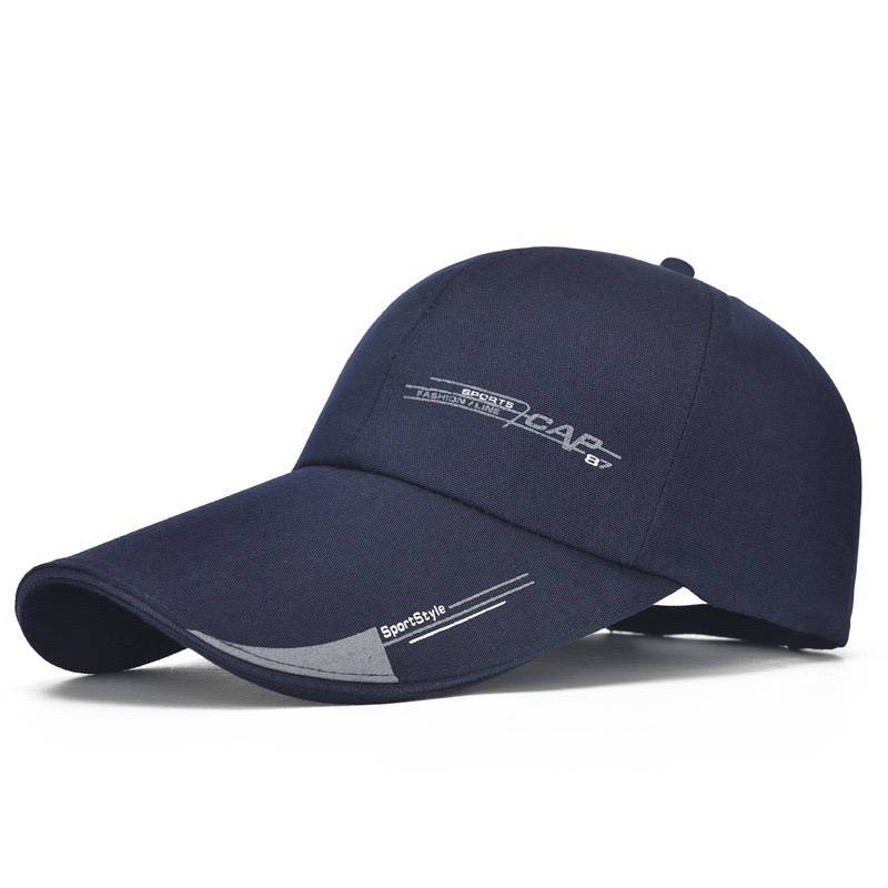 Men's hat outdoor leisure baseball cap with long hats and brim men and women peaked hats climbing fishing hats sunscreen sun hat