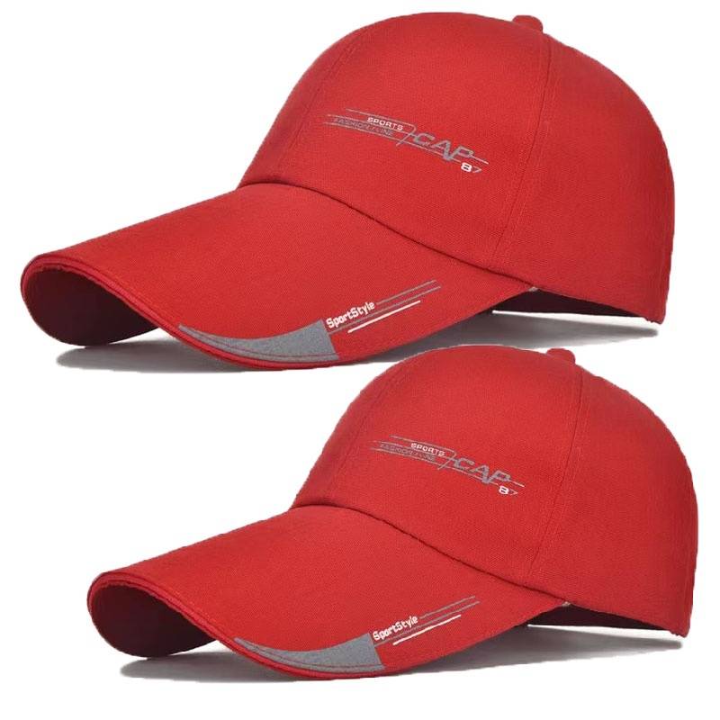 Two combinations of long hat [red+red]