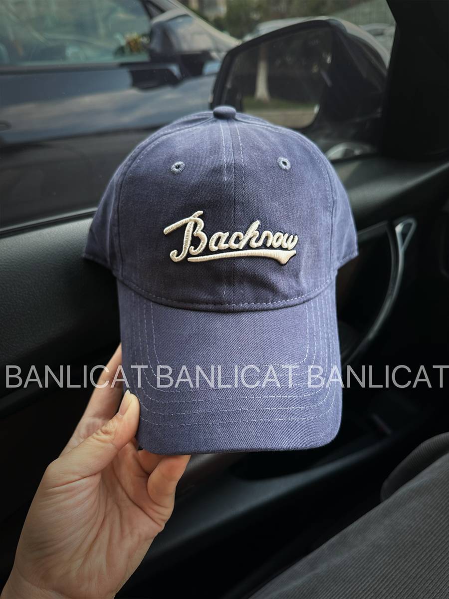 BanLicat Korean version of the big head enclosure baseball hat Men and women couples wide face face, small all -match alphabet duck tongue hat tide