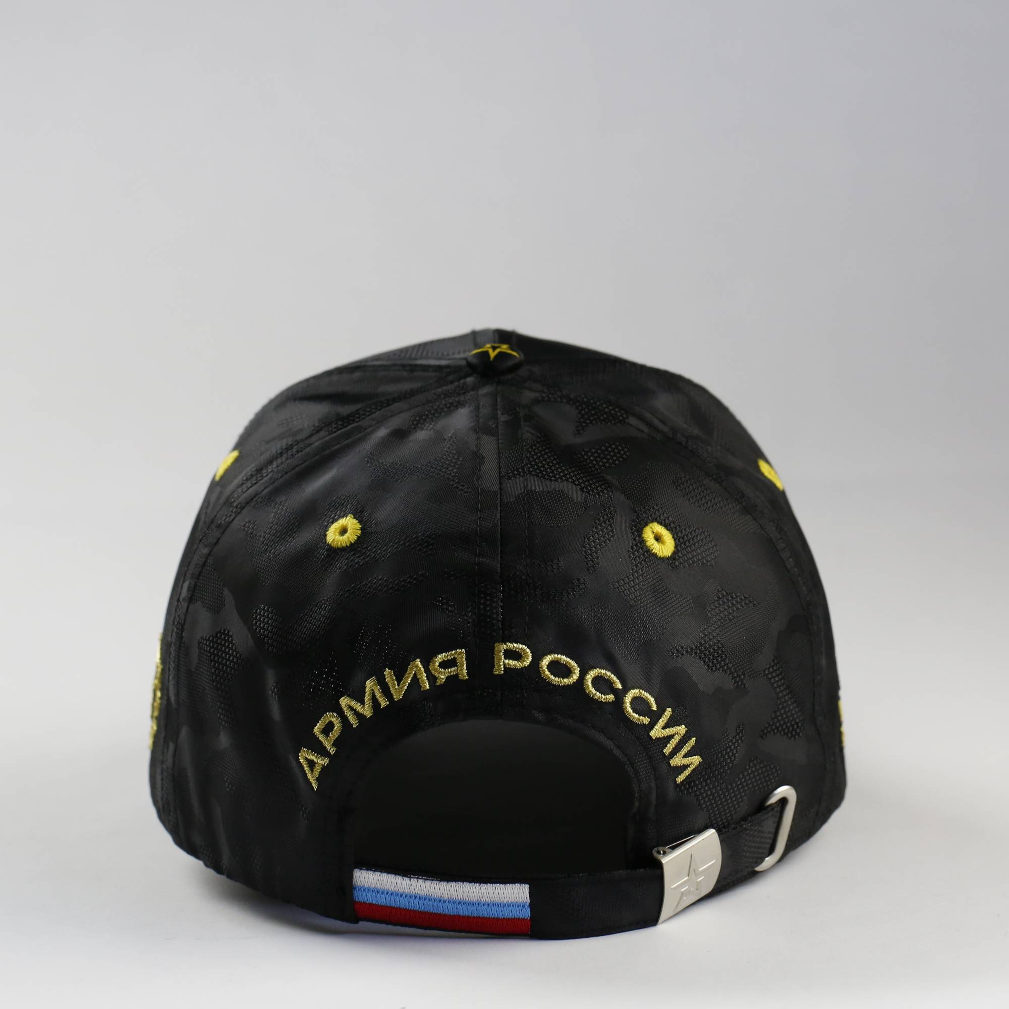Russian original single gold line embroidery camouflage dark pattern exquisite baseball cap
