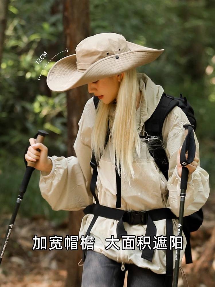 Western Cowboy Hat female out-of-door fishing for sunshield man with sunshields and UV-proofs