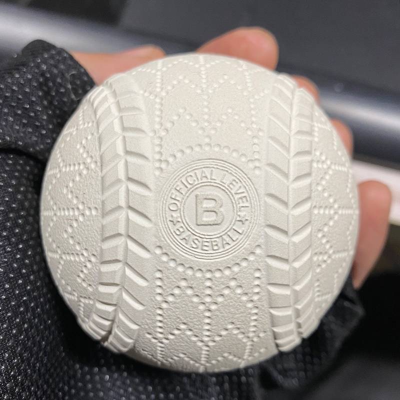 Japanese rubber hollow baseball A ball B ball, C ball adult student children's game with resistance hit M ball B ball