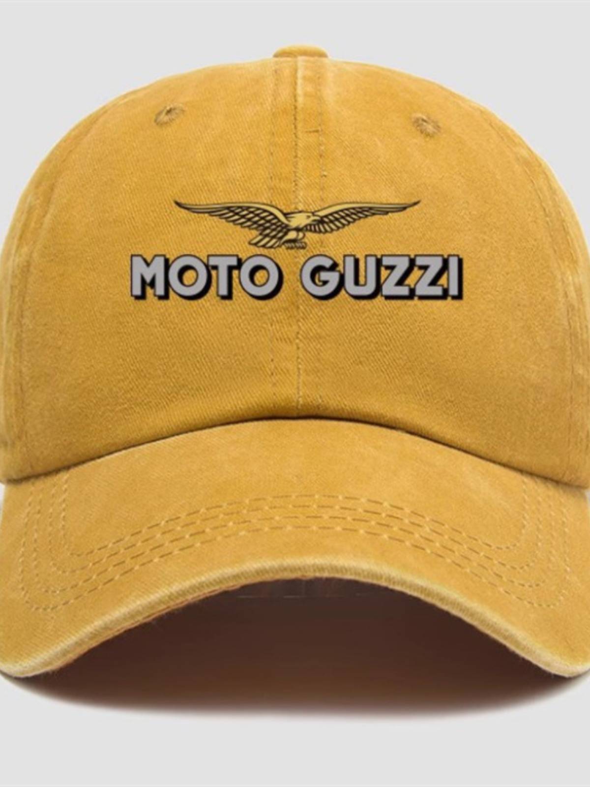 MOTO Guzzi Motorcycle Hat Baseball Hat Men's Women's Tide Duck Tongue Hat Dick Gats Outdoor Sunscat Hat Spot