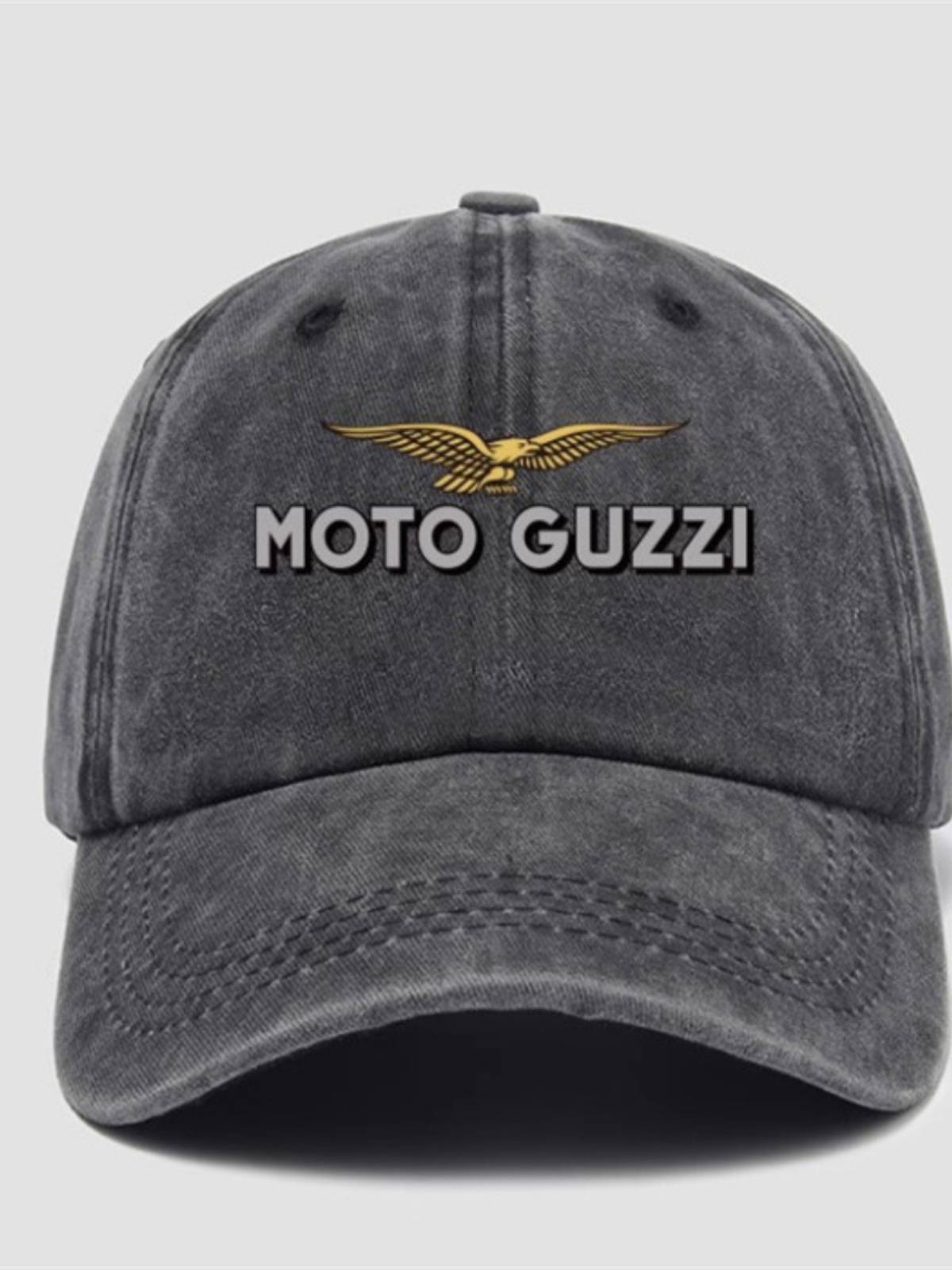 MOTO Guzzi Motorcycle Hat Baseball Hat Men's Women's Tide Duck Tongue Hat Dick Gats Outdoor Sunscat Hat Spot