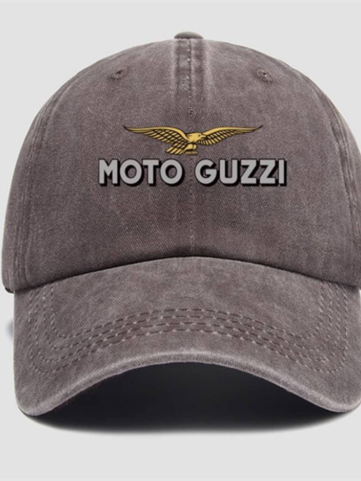 MOTO Guzzi Motorcycle Hat Baseball Hat Men's Women's Tide Duck Tongue Hat Dick Gats Outdoor Sunscat Hat Spot