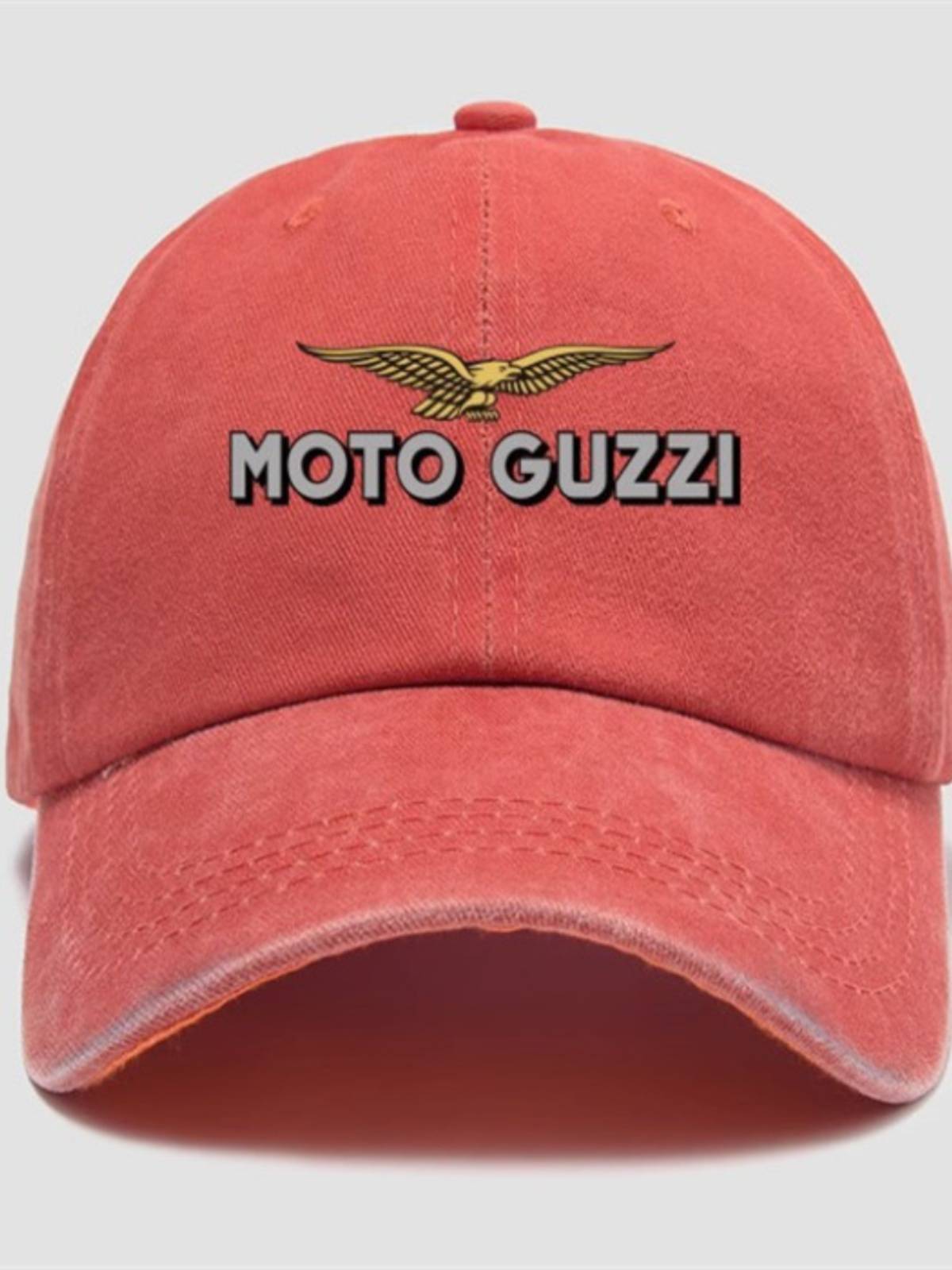 MOTO Guzzi Motorcycle Hat Baseball Hat Men's Women's Tide Duck Tongue Hat Dick Gats Outdoor Sunscat Hat Spot
