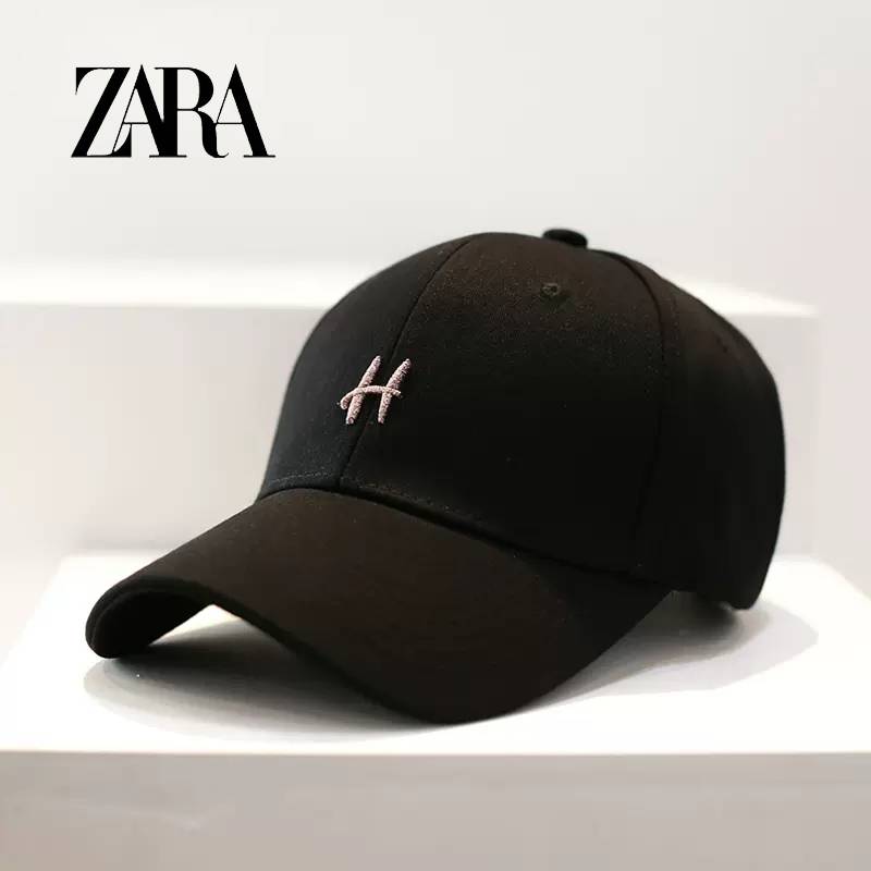 ZARA2023 new hard top -top baseball hat Men and women Korean version of the tide face face face small sun hat versatile duck tongue hat