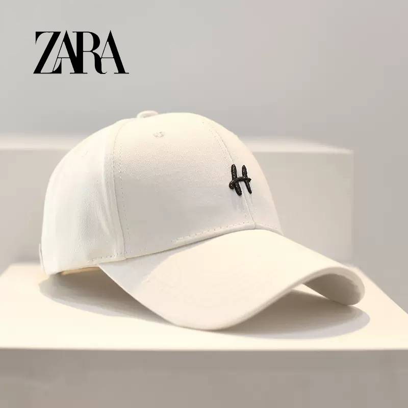 ZARA2023 new hard top -top baseball hat Men and women Korean version of the tide face face face small sun hat versatile duck tongue hat