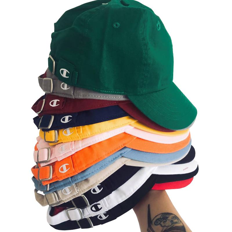 Genuine champion US version of the champion baseball men and women embroidery, breathable sunshade hiking windproof duck tongue hat