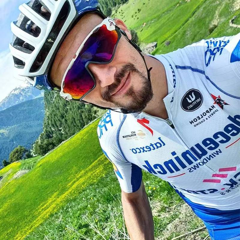 2024 new outdoor cycling glasses men's and women's sports running sunglasses bicycle windproof and colorful sunglasses