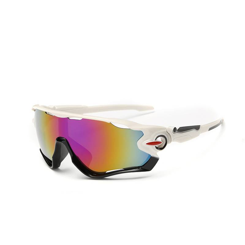 White -frame purple silver