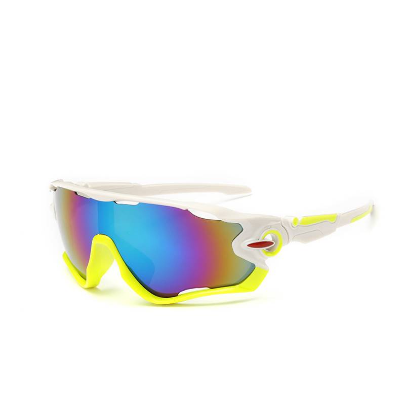 White frame green mercury