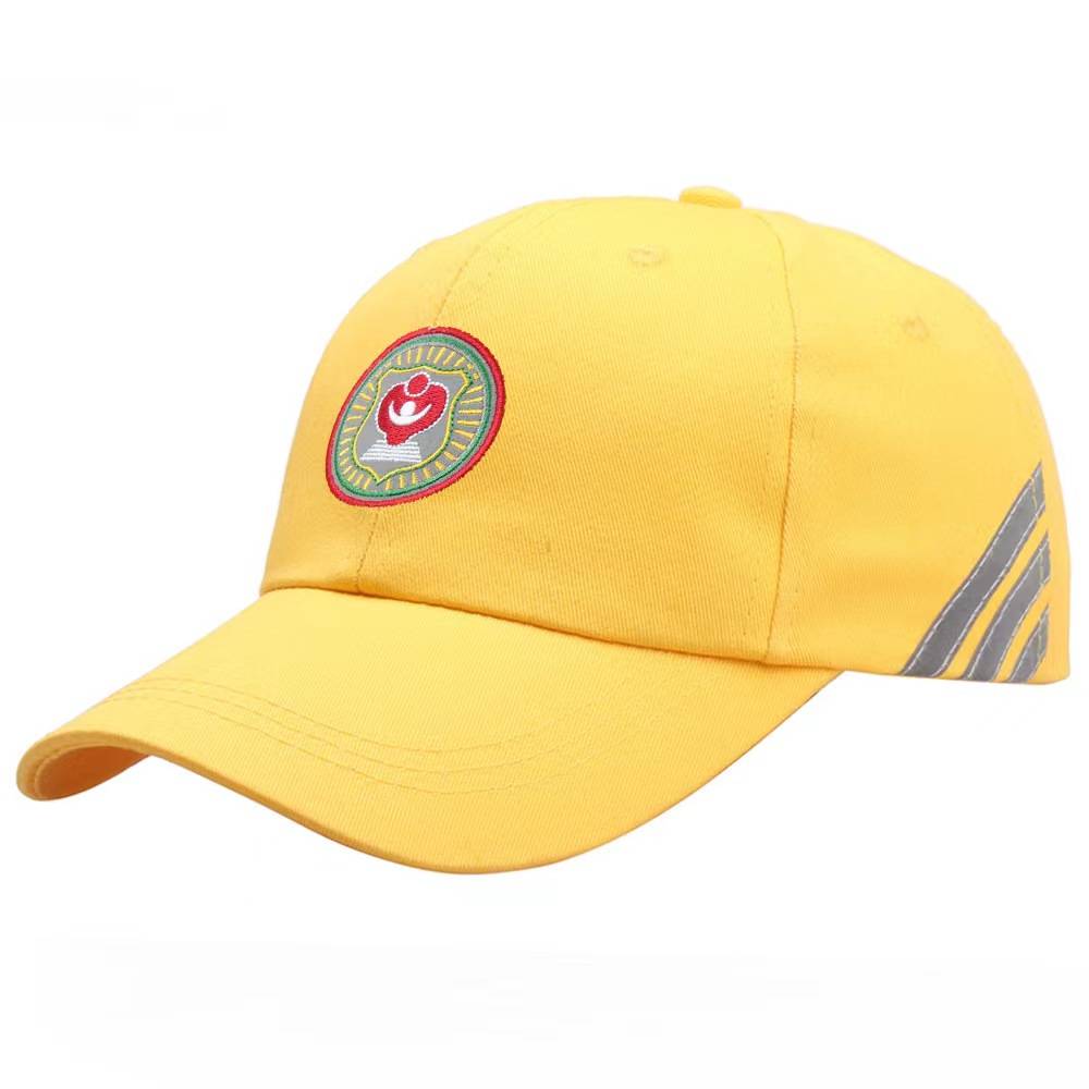 Primary school student safety small yellow hat, hard hat, student safety sign hat Matto tongue kindergarten customization logo