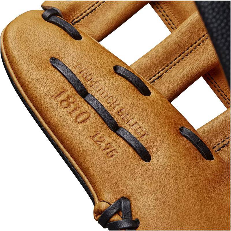 Wilson A2K OUTFIELD Black Gold Black Gold Soft Overseas Baseball Gloves Neutral Overseas Purchasing