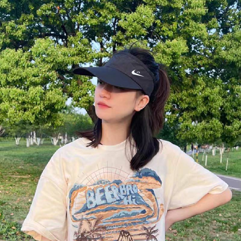 Genuine hat sunscreen sunscreen speed dry top hat Men and women in spring and summer, peaked caps, top sports tennis baseball caps