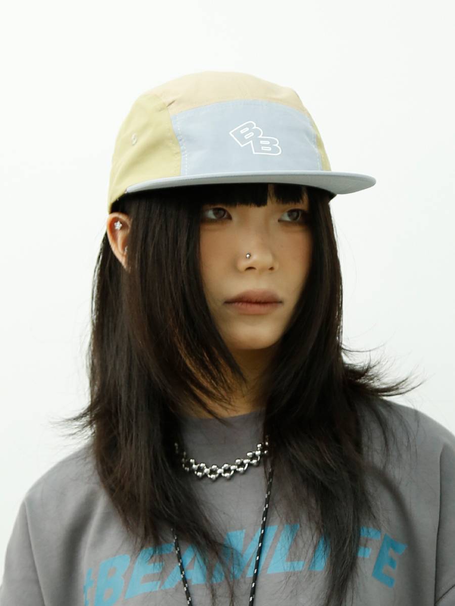 Beamlife original street wind, color matching duck tongue baseball skaters, fast -drying flat hats, men's and women