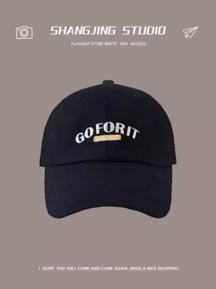 Hat baseball hat female 2024 new spring and autumn big head circumference face face small tide outdoor sun sunscreen duck tongue hat brim