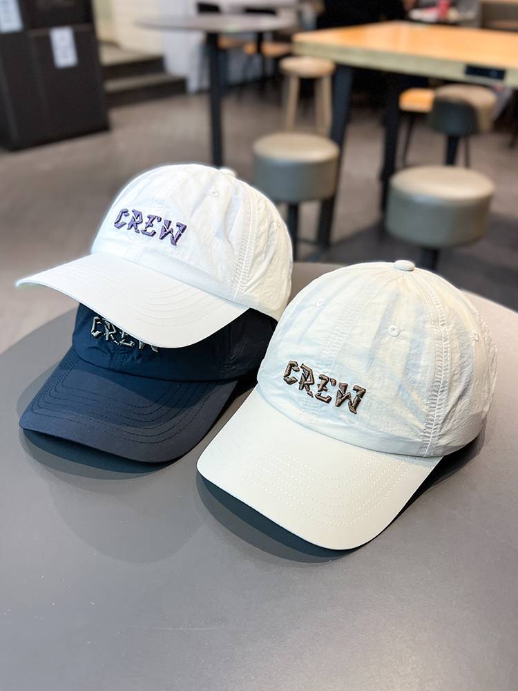 Outdoor travel sports running ultra -thin fast drying baseball cap men and women Korean embroidered sunscreen sunshade duck tongue cap