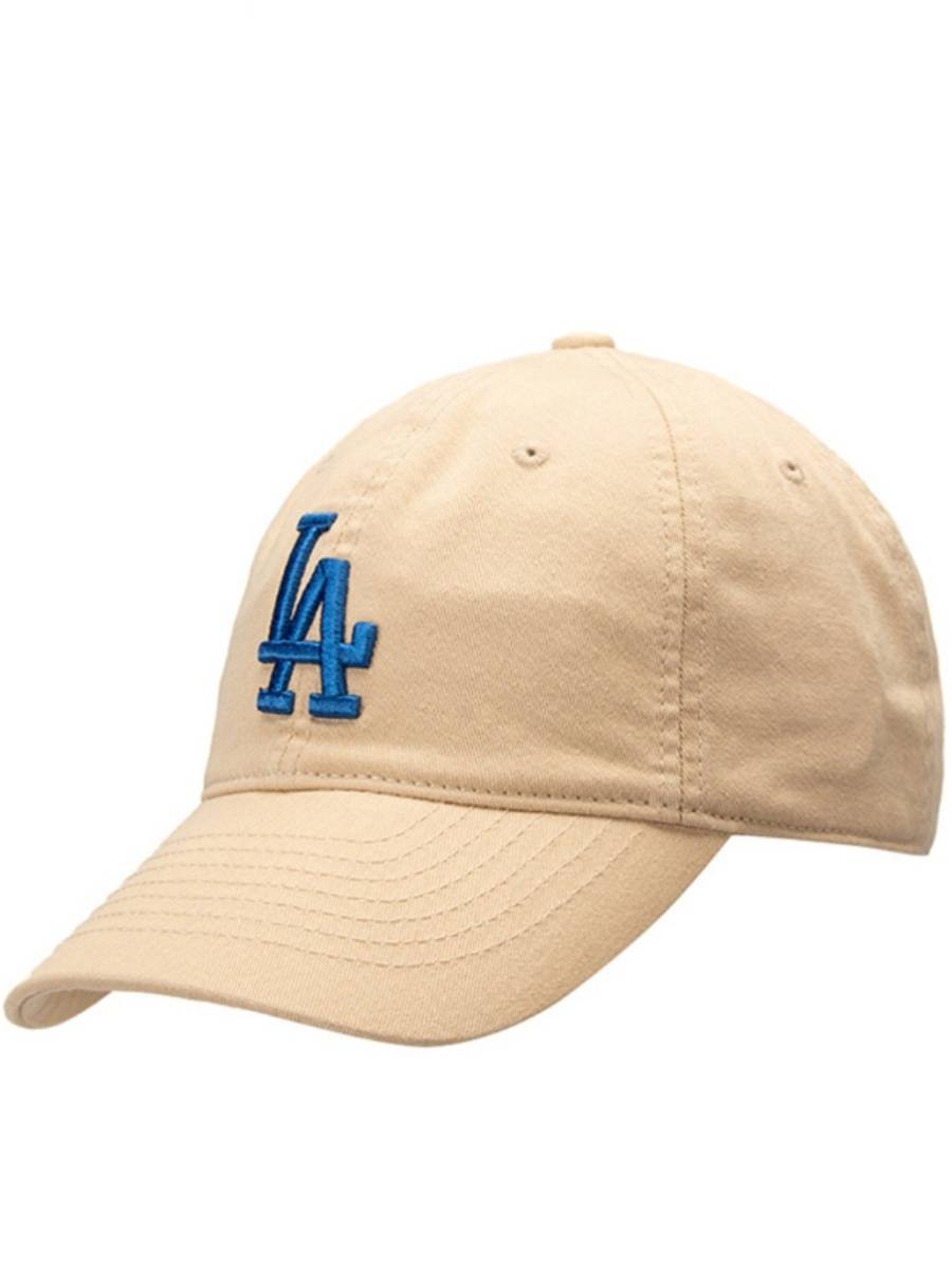 La Mushi Hat MLB Genuine Baseball Hat Men's Female Couple Soft Top Sleeve Ding Gick NY letters sunscreen hat