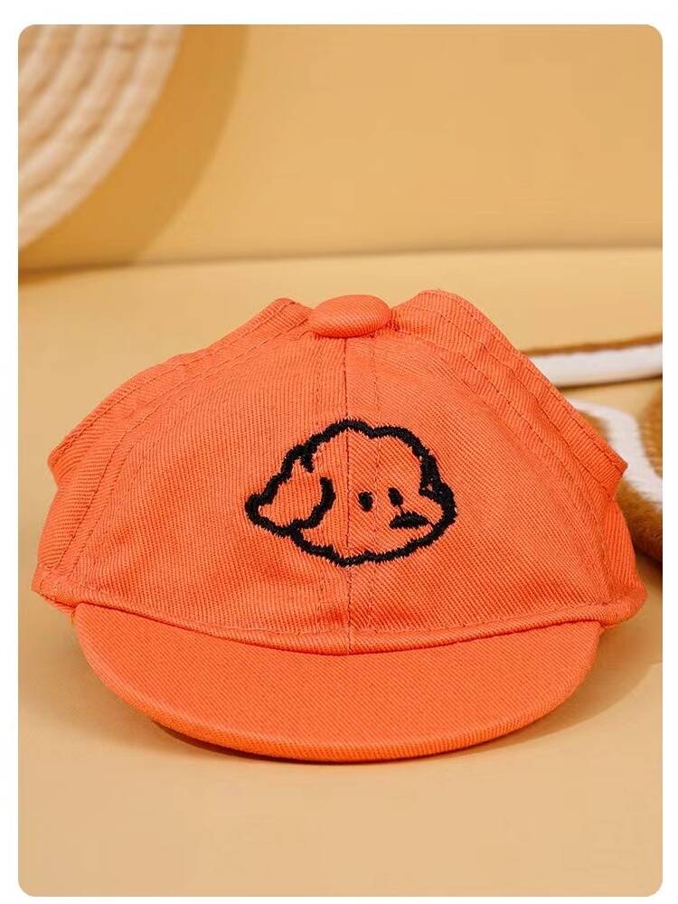 Pet baseball cap Korean version of Corgi soft top hat cute puppy dog sunscreen teddy Fa Dou gold and Shiba Inu cat