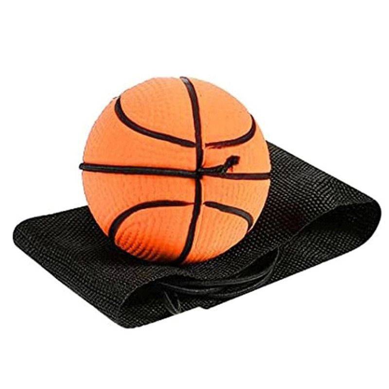 Wrist elastic ball Children with rubber back magic ball outdoor eye coordination training toys basketball blue ball