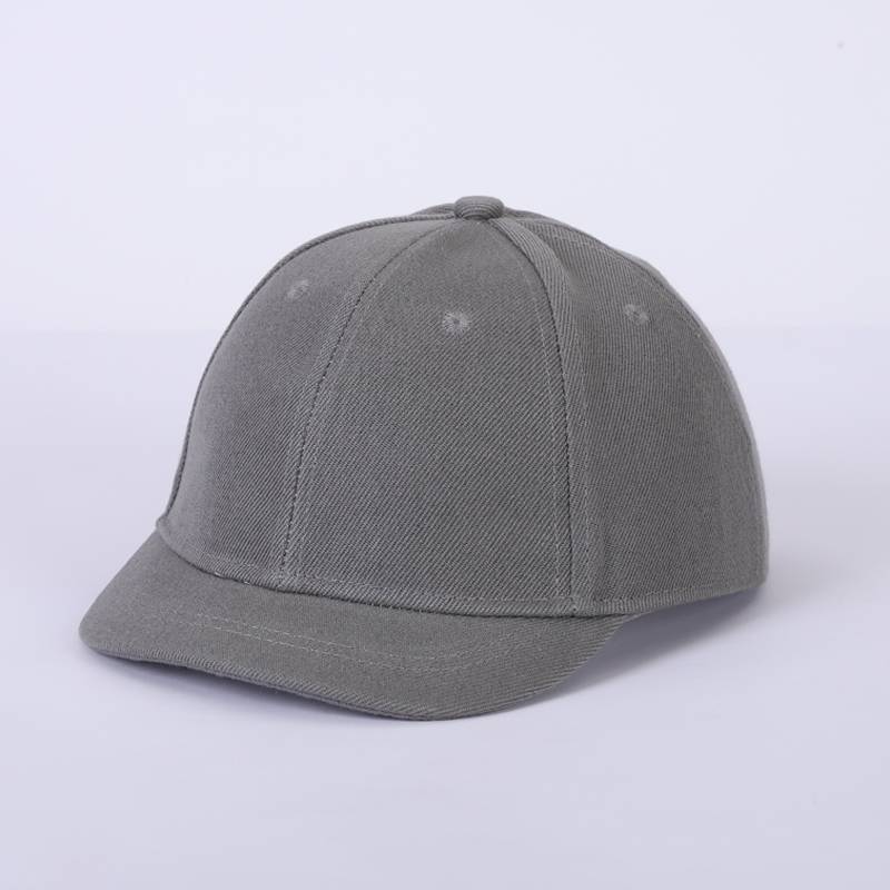4 cm gray short hat brim+inner shell