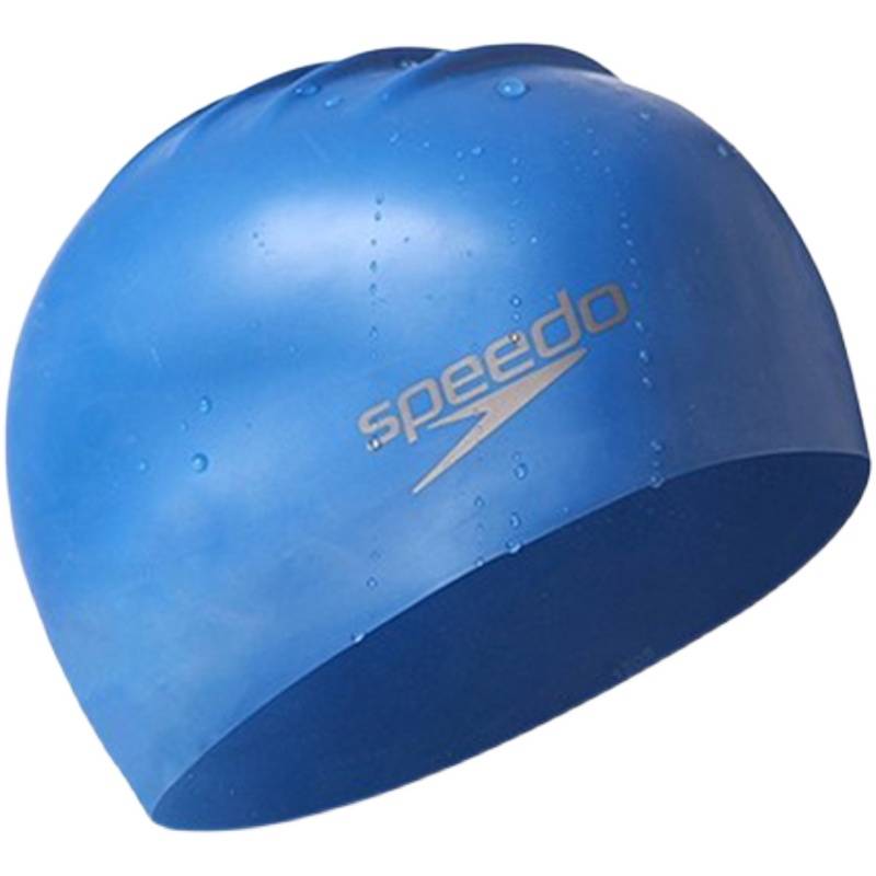SPEEDO Speedo Swimming Silicon Silicone Bobe head men and women universal elastic fit waterproof training silicone swimming cap
