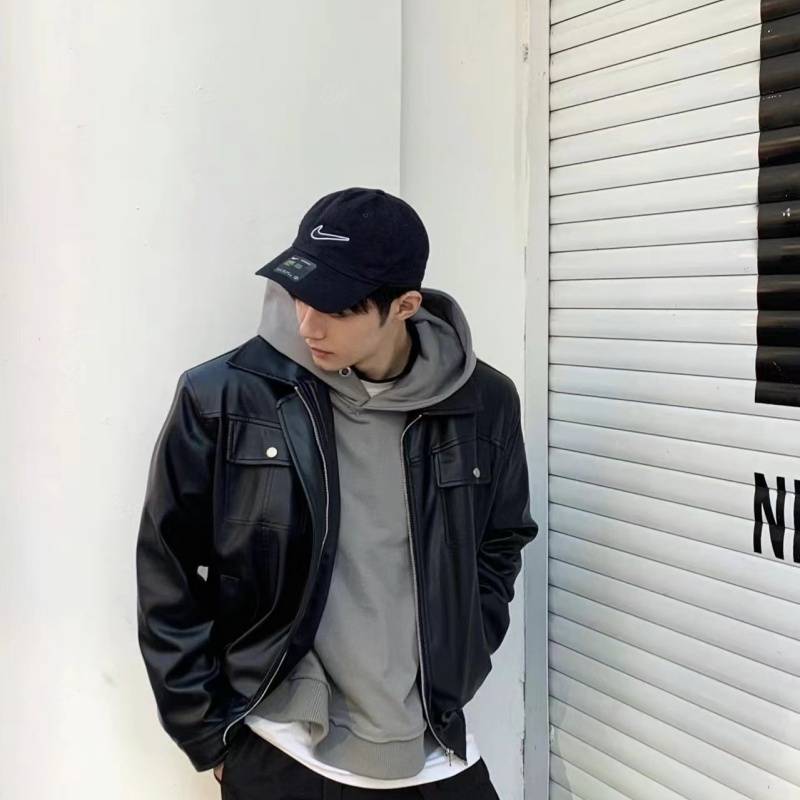 Nike adjustable hat Men's summer pure cotton breathable sports baseball cap Female universal net eye shading peaked cap