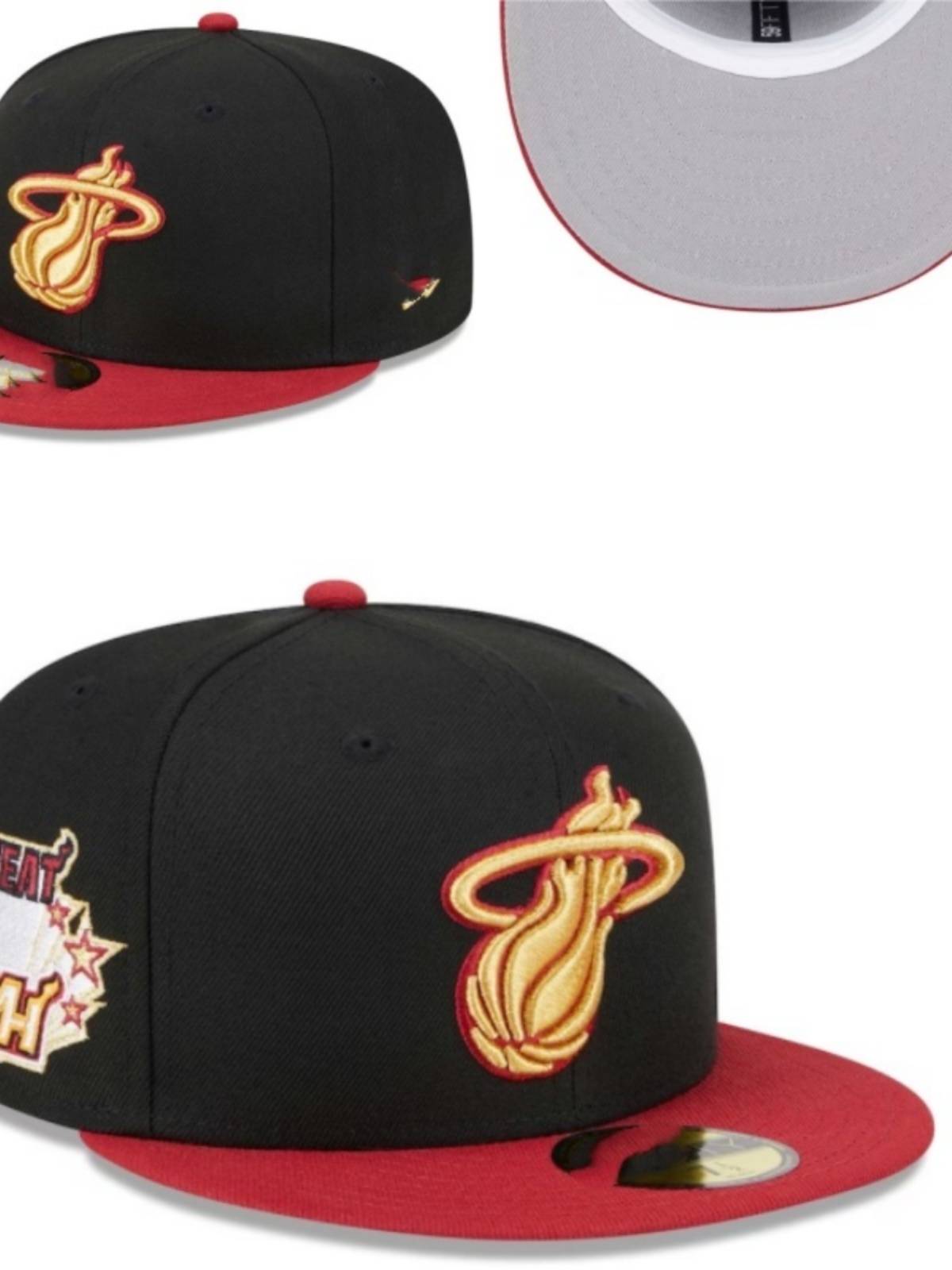 2024NBA Celtics Lakes Warriors Heat Basketball Champion Baseball Base Baseball Men's Hip Hip Ping along the hat